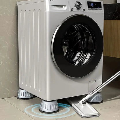 4 Pack of Shockproof Washing Machine Pads - Anti-slip, shock-absorbing and noise-reducing pads for washing machine and dryer sup