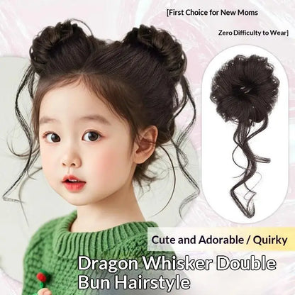 Messy Bun Hair Piece Tousled Updo With Tendrils Hair Bun Extensions Wavy Curly Hair For Women