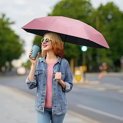 Lightweight Mini Umbrella,Windproof Compact Travel Umbrella ,Durable Design,Portable for Commuting,Office,Daily Use