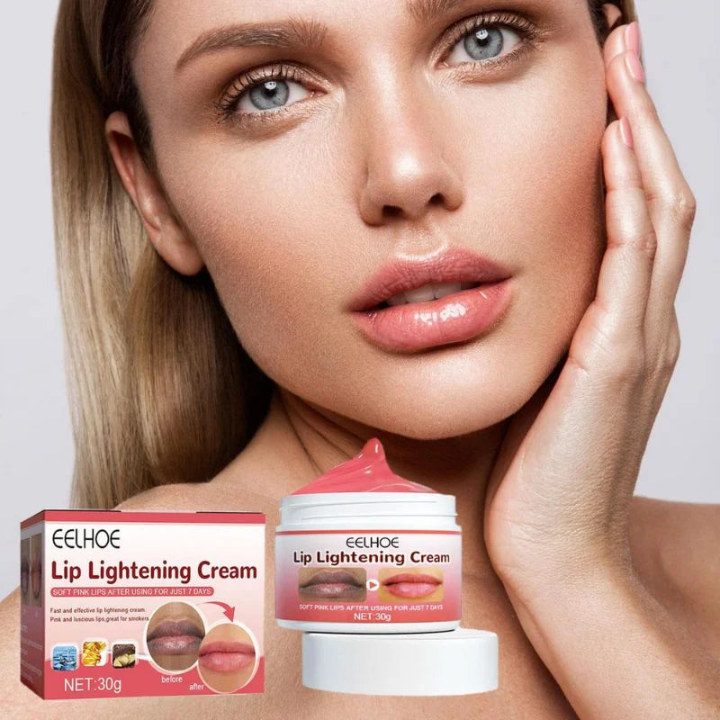 Lip Lightening For Dark Lips Healthy Organic Lip Lightening Cream Balm For Soft Pink Lips 30g Lip Balm For Brightening Dark Lips