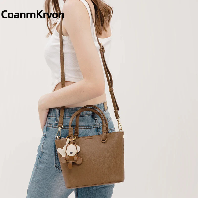 New Bucket Bag for Women, Fashionable and Versatile, Handheld, Diagonal, High End, Single Shoulder, Small and Unique Design