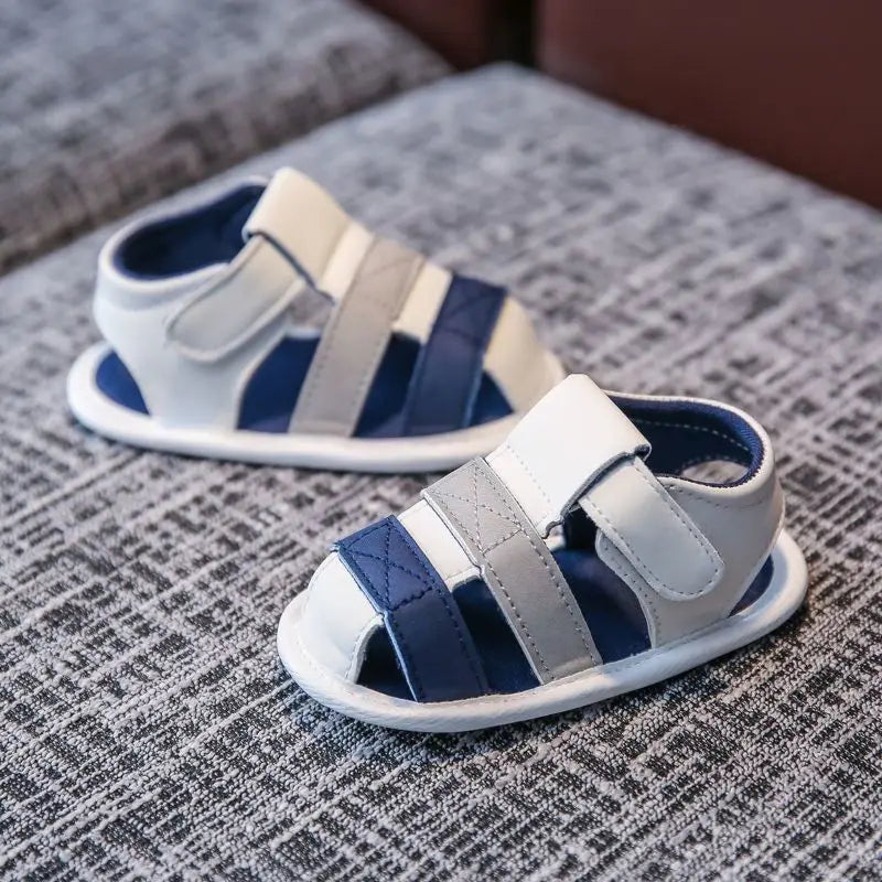 Baby Shoes For Boys and Girls  Summer With Perforated Sandals and Non Slip Soft Soles For Learning To Walk