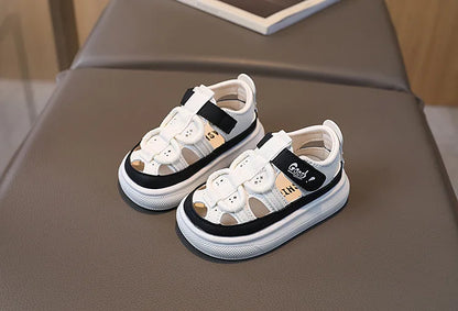 Summer Children Shoes Boys Soft Soles Beach Shoes Girl Baby Closed Toe Anti-kick Kids Sandal Summer Platform Sandals