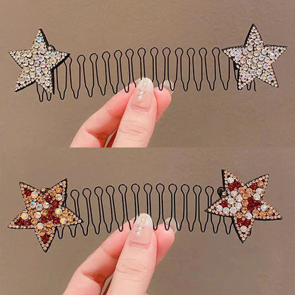 Camellia Hair Comb Invisible Bangs Hair Clip Tidy Artifact Hair pin Girls Hairpin Women Tools Fixed Inser Comb Hair Accessories