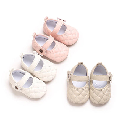 Baby Girl's Walking Shoes 3-6 Months Spring and Autumn Single Shoes Princess Shoes