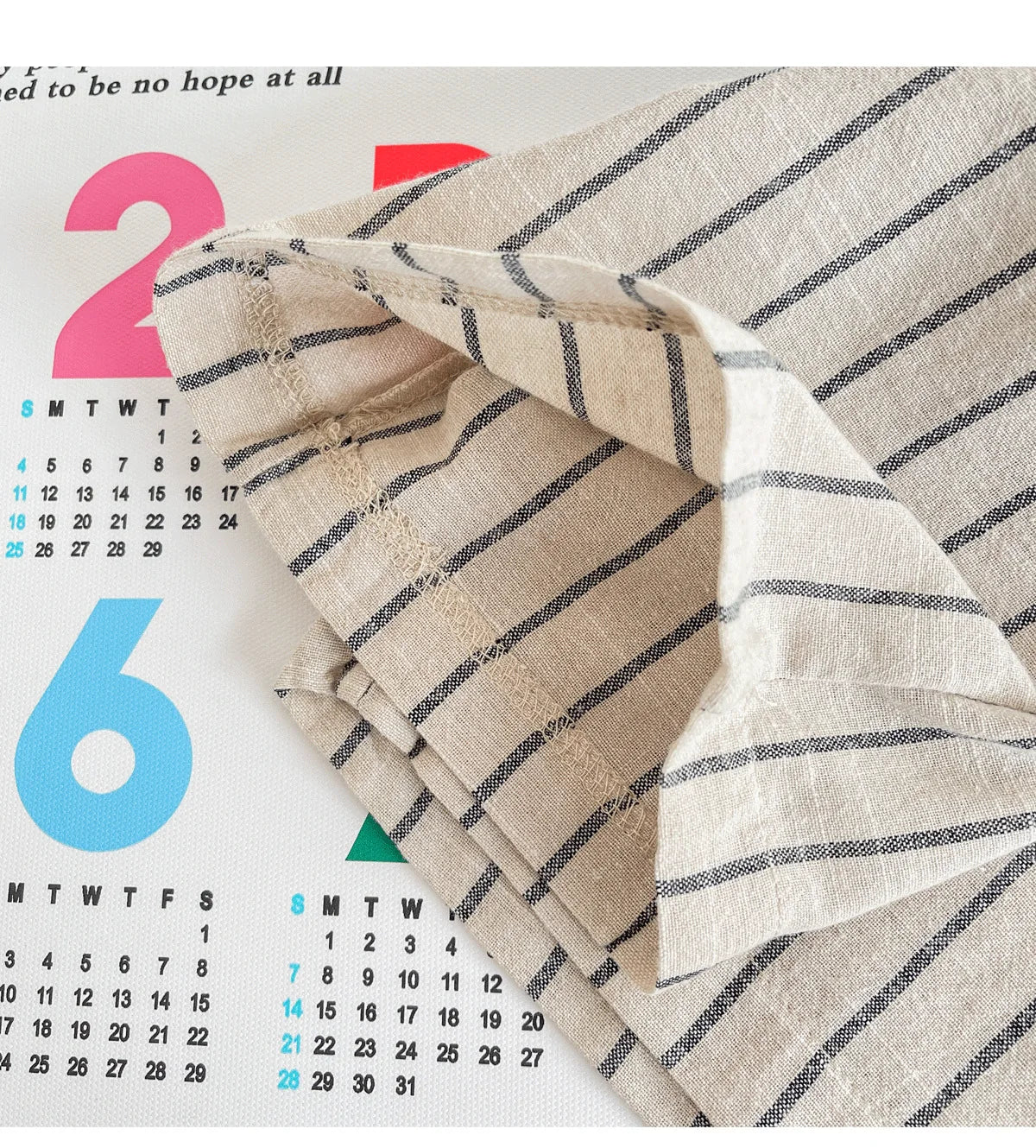 Set Children Unisex Summer New Style Cotton Stripe Pocket Shirt Polo Collar Shourts Fashion Casual Brief Versatile Korean