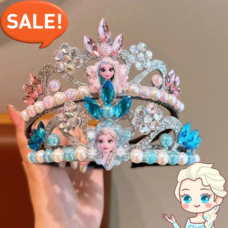 Anime Frozen Kawaii Children's Headband: Elsa Princess Crown