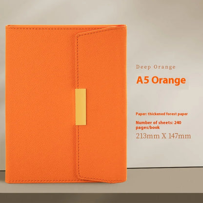 Thickened upgraded high-end notebook diary notebook A5 retro high-end PU leather classic travel diary notebook (single notebook)