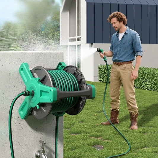 Wall Mounted Portable Water Gun Pressure Resistant Antifreeze Flower Sprayer Car Wash Durable Water Pipe Coiler