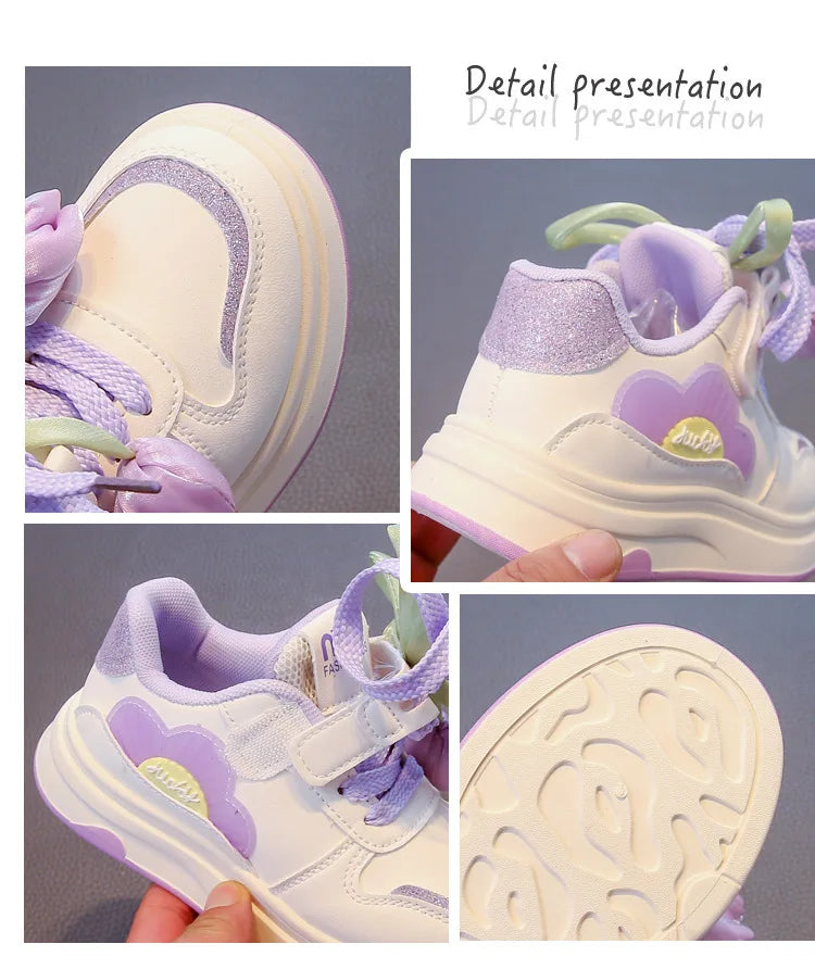 Child Sportshoe Four Season New Korean Version Child Flat Bottomedshoe Casual Girl Slip Fashion Men Women Versatile Runningshoe