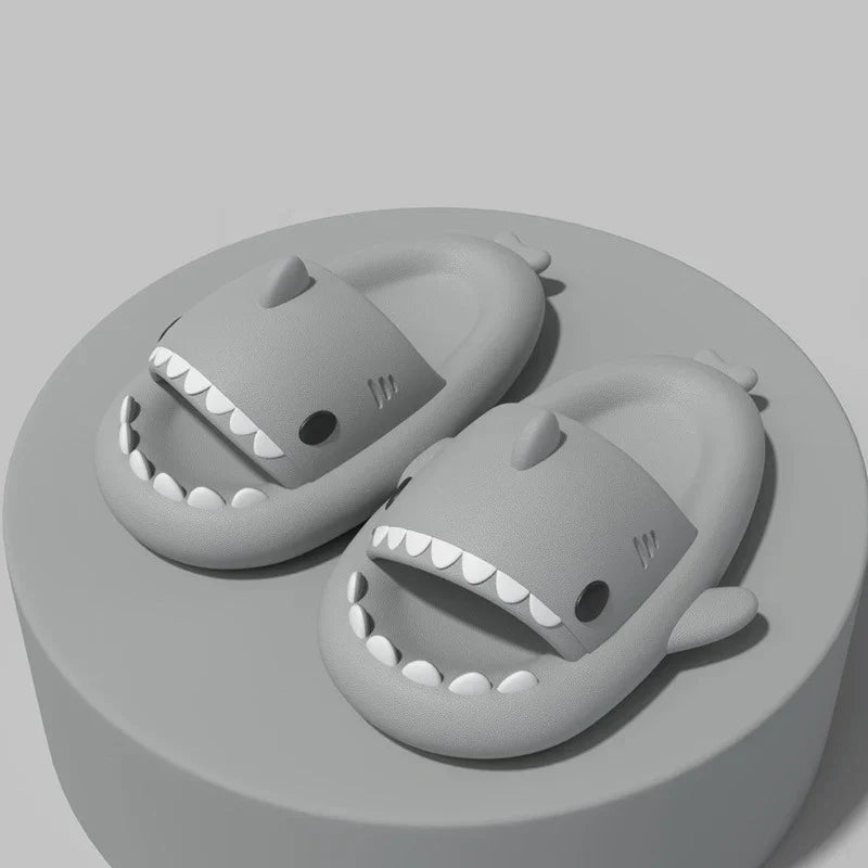Gacimy Summer Cartoon Sandals For Children Fashion Shark Outdoor Boys And Girls Slippers Waterproof Non-slip Beach Baby Shoes