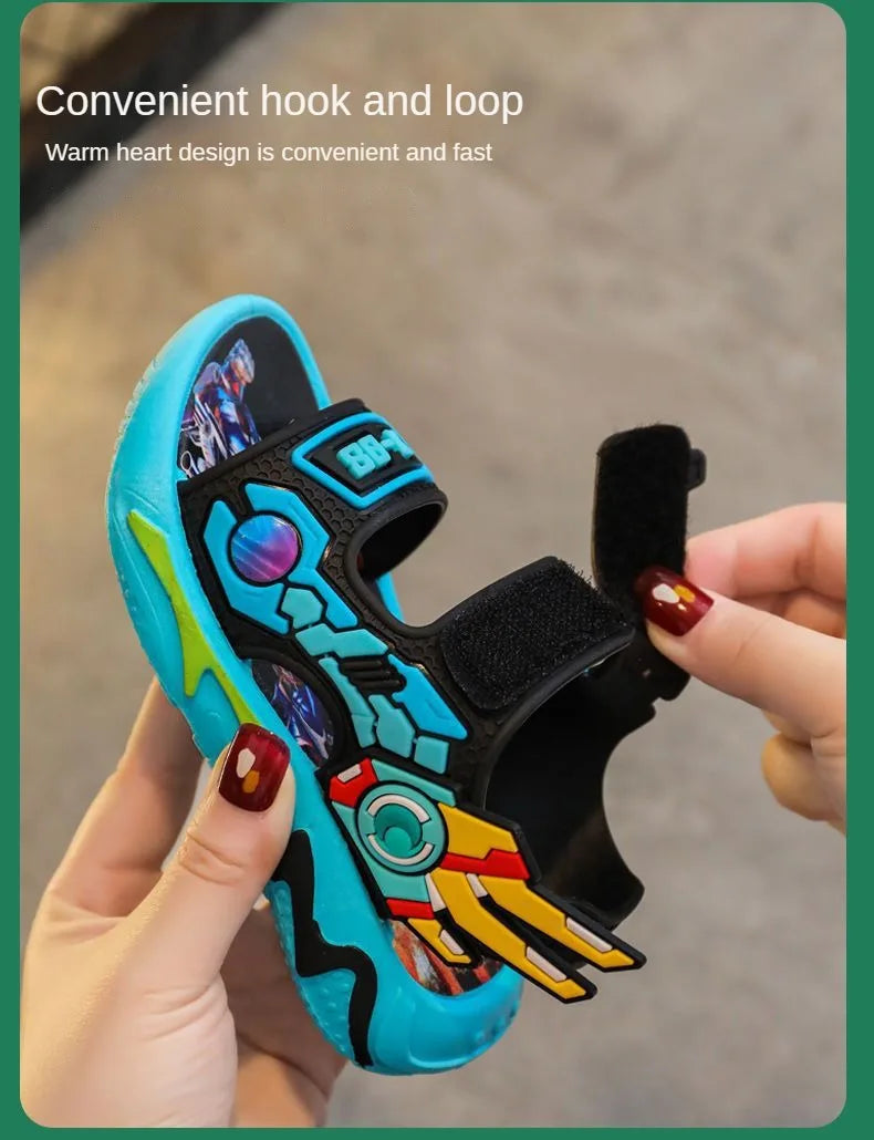 Soft Sole Anti Slip Cartoon Design Beach Outdoor Sandals
