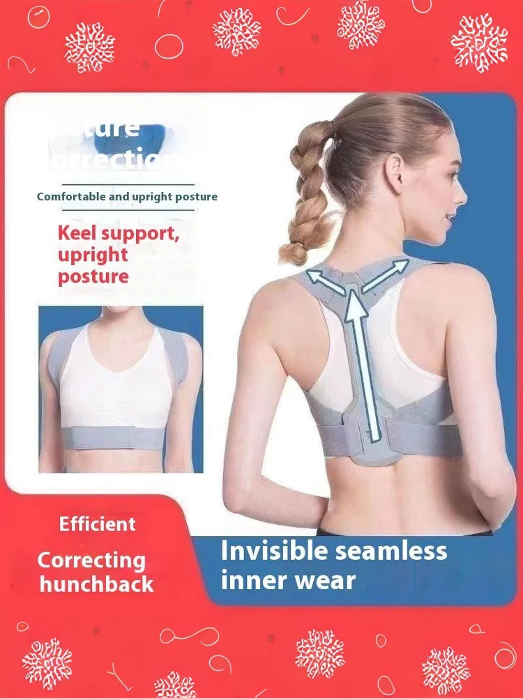 Invisibility Breathable Posture Corrector Belt Adjustable Rectify Posture Back Support Belt Back Neck Brace Posture Training