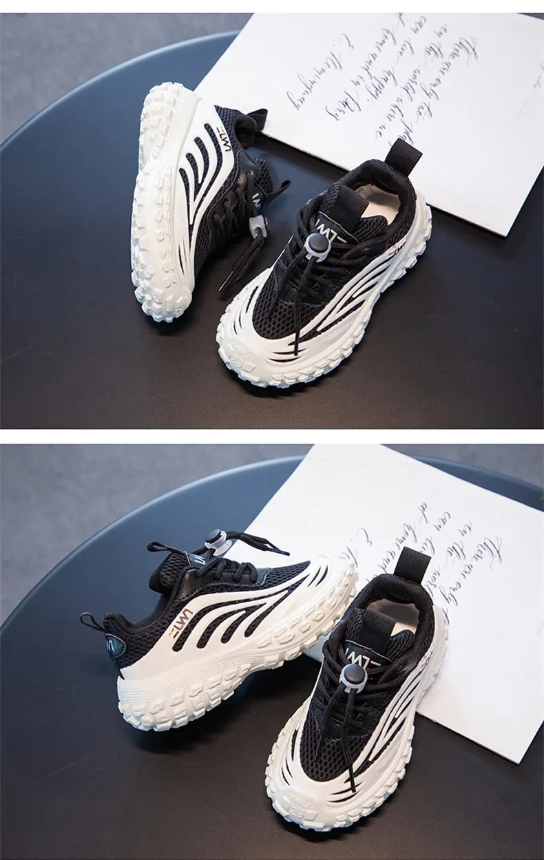 Breathable Mesh Kids Girls And Boys Casual Shoes Rubber Sole Summer Autumn Toddlers Tennis 3-6y
