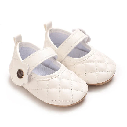 Baby Girl's Walking Shoes 3-6 Months Spring and Autumn Single Shoes Princess Shoes