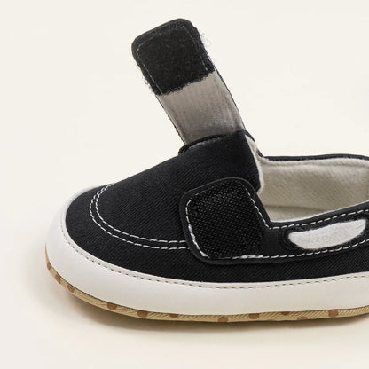 Newborn Baby Shoes Unisex Classic Canvas Casual Sneakers Fashion Versatile Sports Style Toddler Cotton Sole Comfortable Shoes