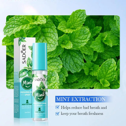  SADOER 1PCS Protable Fragrance Lemon Oral Fresh Mouth Breath Spray Fresh Bad Breath Spray No Eliminate Alcohol N9A8