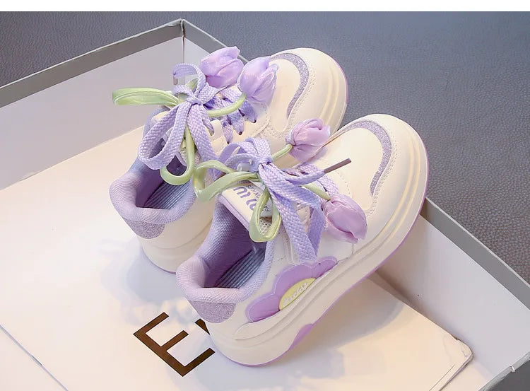 Child Sportshoe Four Season New Korean Version Child Flat Bottomedshoe Casual Girl Slip Fashion Men Women Versatile Runningshoe
