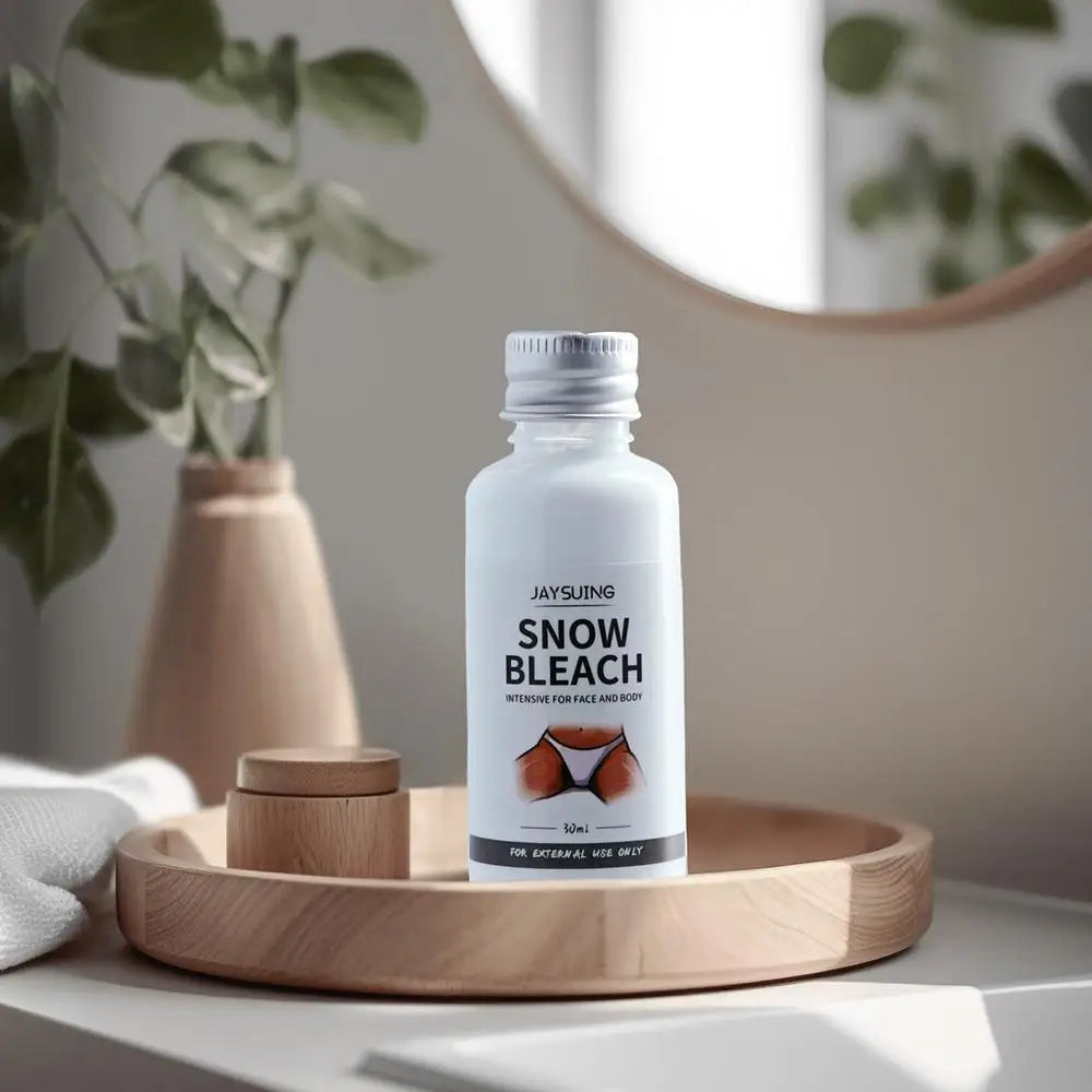 Glowhite Snow Bleach Cream  Hyperpigmentation Lightens Dark Spots Penetrates Skin Layers Brightens Moisturizes Armpit Neck