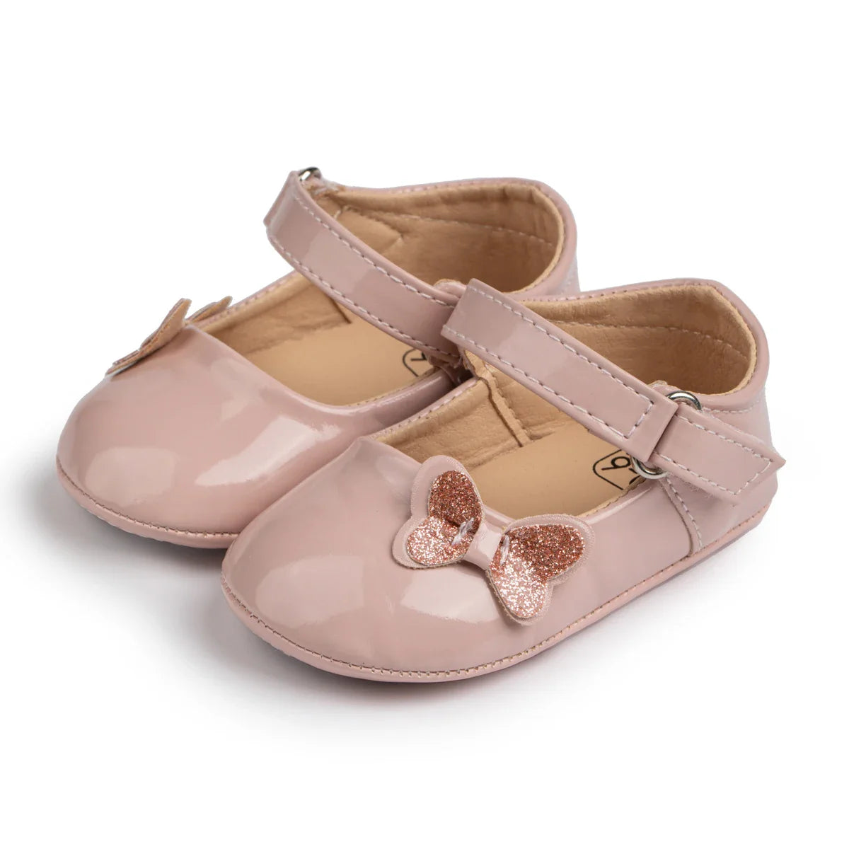 Baby Girl Shoes Newborn PU Leather Bowknot Dress Infants Shoes Rubber Non-Slip Toddler First Walker Baby Shoes Girls