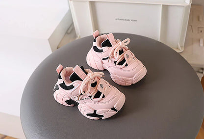 New Boy Fashion Sneaker Spring Mesh Breathable Platform Running Shoes Tennis Shoe High Quality Non Slip Sport Shoes Girls I01125