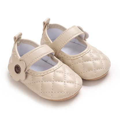 Baby Girl's Walking Shoes 3-6 Months Spring and Autumn Single Shoes Princess Shoes
