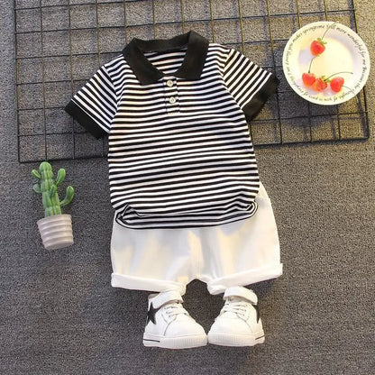 ChildrenBoys T-shirt Shorts Clothing set Kids Clothes Children's Sets  Summer Cotton Short sleeve fashion Suit2PCS