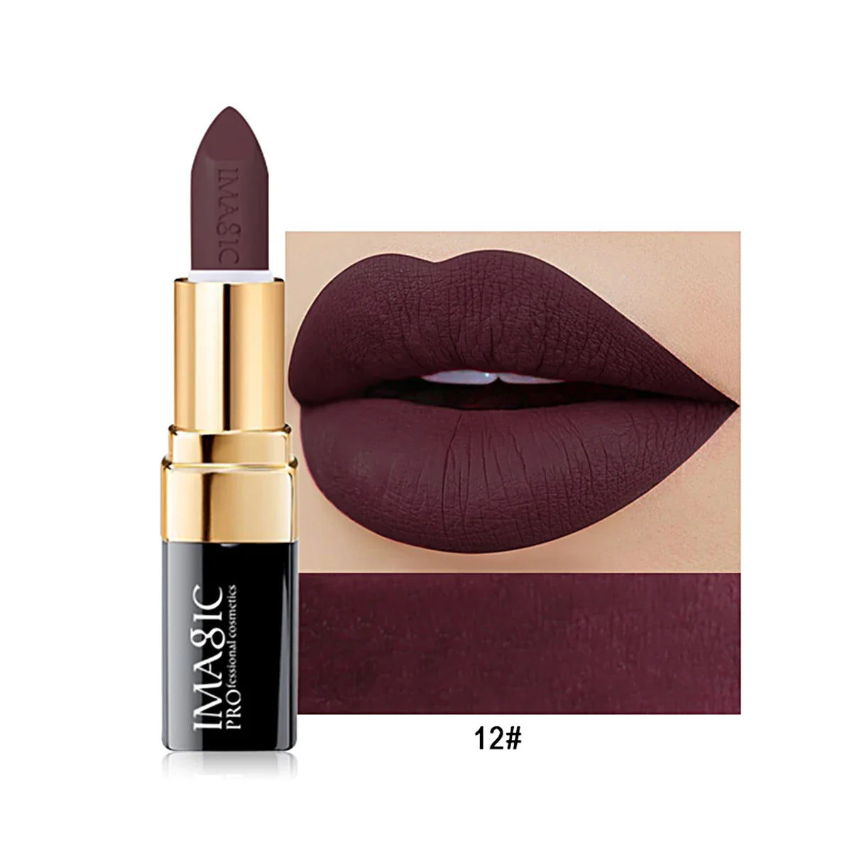 Lipstick Matte Waterproof Velvet Pigment Nude Rouge Waterproof Long Lasting Lip Profissional Cosmetics Beauty