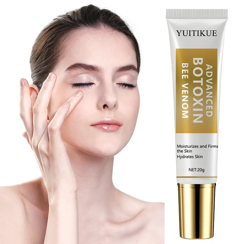 Moisturizes and tightens the skin around the eyes, moisturizes the skin, lifts and tightens the eye area to make