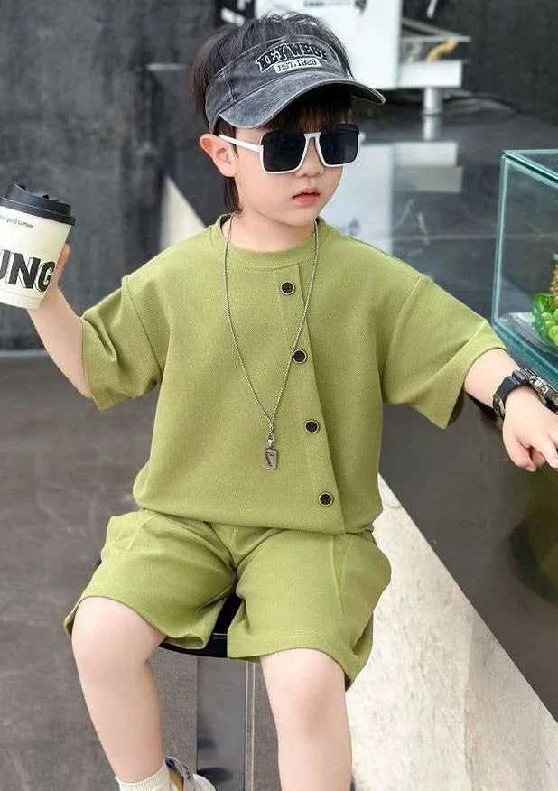 Boys 7 Kids Set Boy's Suit Child Outfit Boys' Summer Shirts Fashion Children Casual Clothes 4 Clothing Toddler Boy