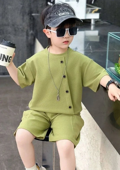 Boys 7 Kids Set Boy's Suit Child Outfit Boys' Summer Shirts Fashion Children Casual Clothes 4 Clothing Toddler Boy