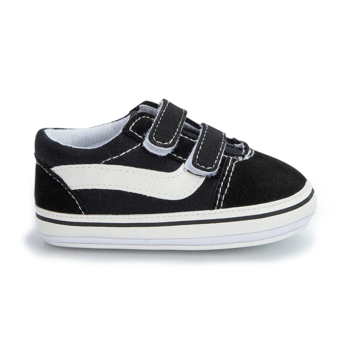 Baby Boy Girl Shoes Canvas Sneakers Non-slip Rubber Sole Plaid Streaks First Walkers Infant Baby Unisex Casual Shoes