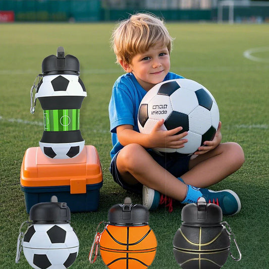 Basketball Soccer Sports Ball Design Tumbler Cup - Insulated Stainless Steel Drinking Cup Gift for Men Women Kids