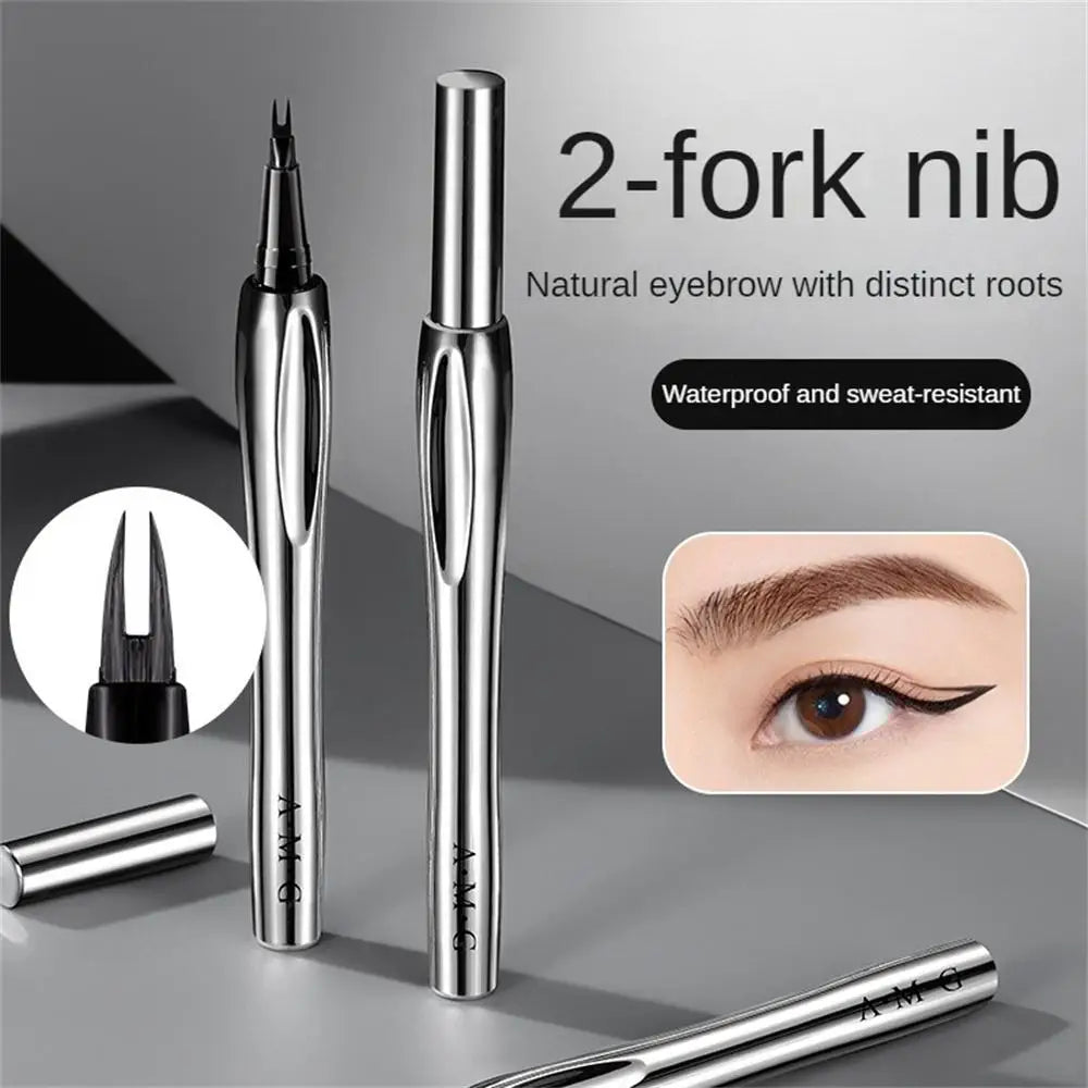 Eyebrow Pen Waterproof Anti Sweating Non fading Halo Dyeing Natural And Long lasting Wild Eyebrow Pen Multi Water Eyebrow Pen
