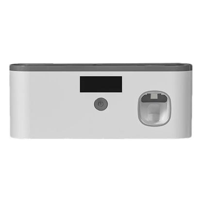 Wall Toothbrush Holder for Bathroom UV Toothbrush Organizer Toothpaste Dispenser USB Rechargeable 5 Slots Bathroom Supplies