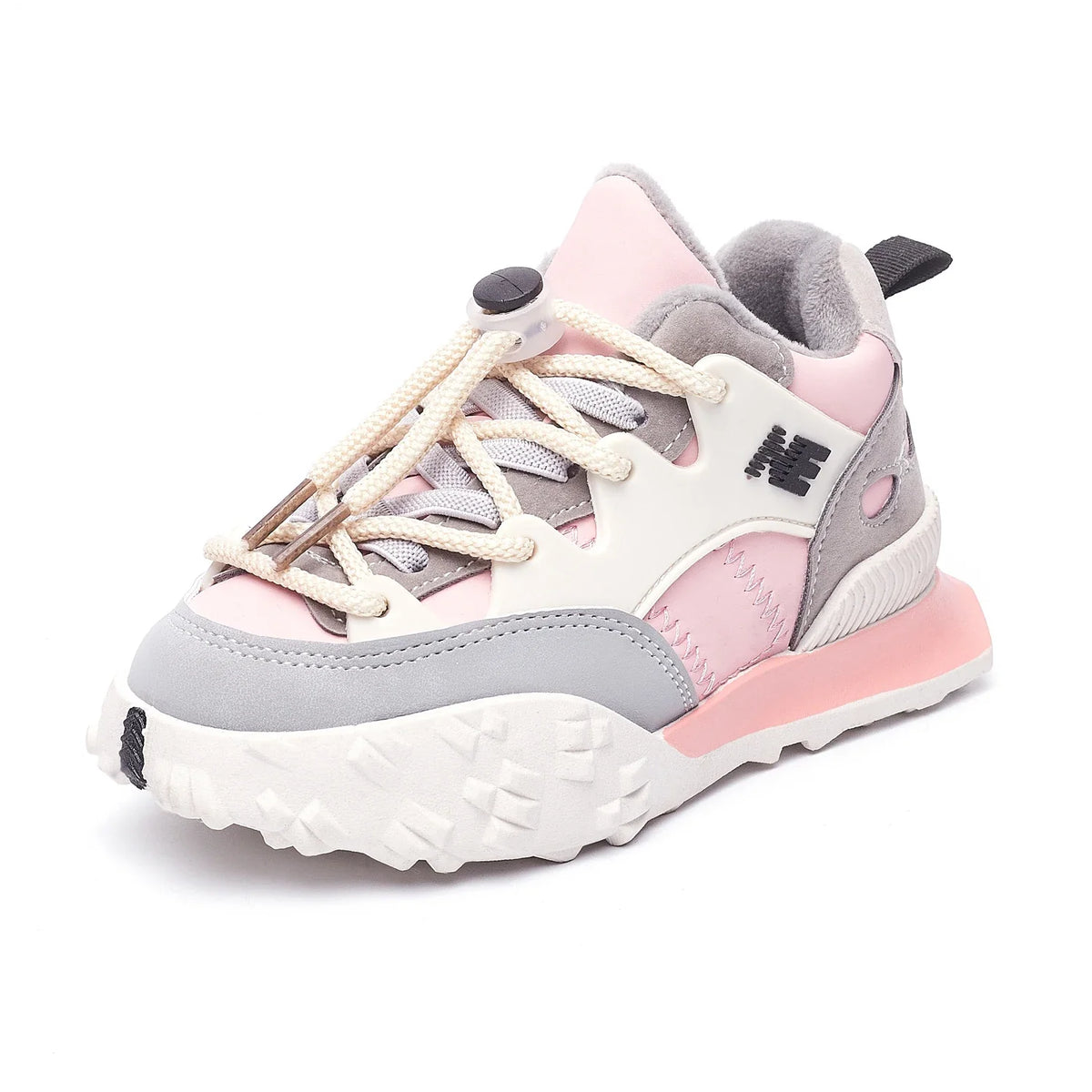 Children Sport Shoes Winter Autumn Baby Cotton Shoes Girls Fashion Color Matching Clunky Sneakers Boys Warm Soft Running Shoes