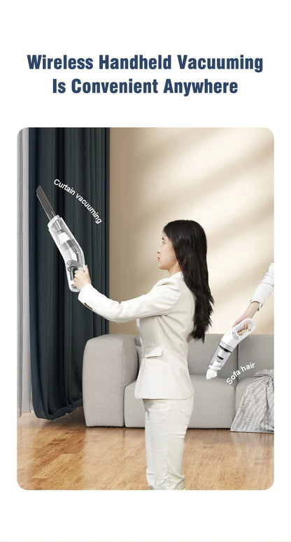 Handheld Vacuum Cleaner 6500P Powerful Suction LED surface Multifunctional Wireless Vacuum Cleaner for Car Floor Household