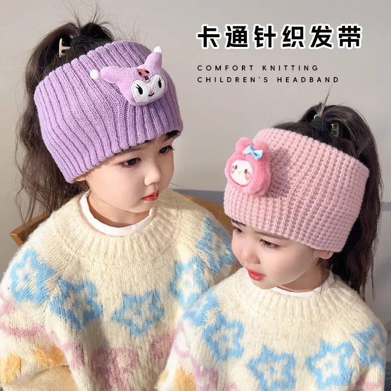 Sanrio Pochacco Kuromi Cinnamoroll Anime Merchandise Creative Cartoon Wash Makeup Hair Band High-Value