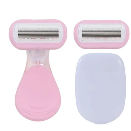 Safe Soap Head Shaver Colorful Shell Design for Summer Underarm Bikini Trimming Women's Private Area Hair Remover