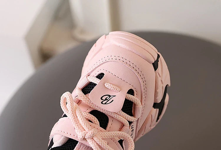 New Boy Fashion Sneaker Spring Mesh Breathable Platform Running Shoes Tennis Shoe High Quality Non Slip Sport Shoes Girls I01125