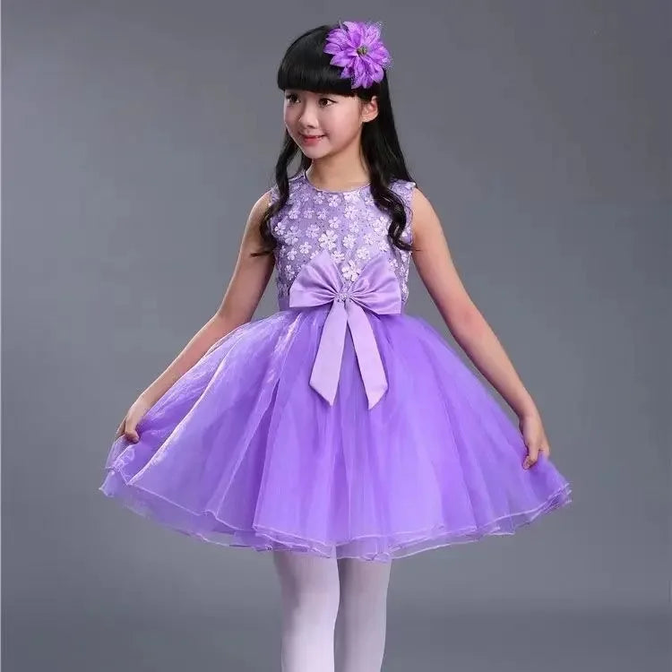 Flower Girl Dress For Wedding Baby Girl  Birthday Outfits Children's Girls First Communion Dresses Girl Kids Party Wear