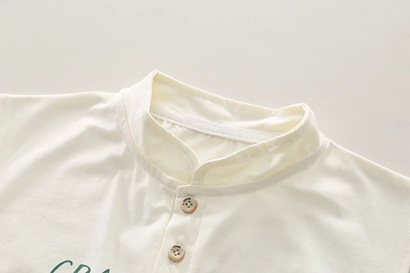 Kids Baby Boy 2 Piece Set Summer Fashion Letter Print Turtleneck Sleeveless T-shirts and Shorts Infant Boys Clothes Outfits