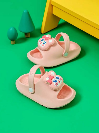 Cute three-dimensional animal summer children's EVA slippers for boys and girls beach shoes,suitable for indoor and outdoor wear