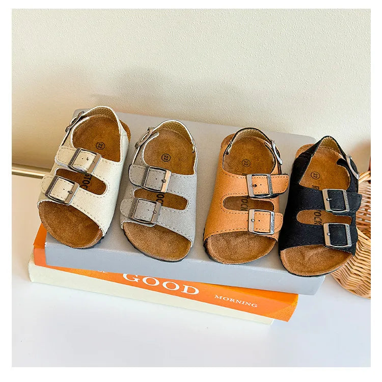 Boys Girls Summer Outdoor Soft Sole Anti Slip Kids Shoes Toddler Casual Open Toe Flat Sandals сандали