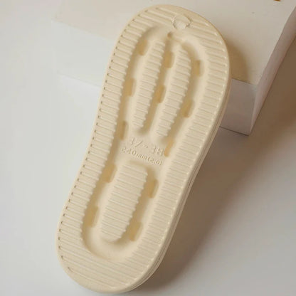 Solid Color Non-slip Leisure Couple Slippers Women Summer Beach Slippers Outdoor Women Flip Flops Breathable Beach sandals women