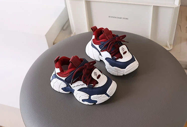 New Boy Fashion Sneaker Spring Mesh Breathable Platform Running Shoes Tennis Shoe High Quality Non Slip Sport Shoes Girls I01125