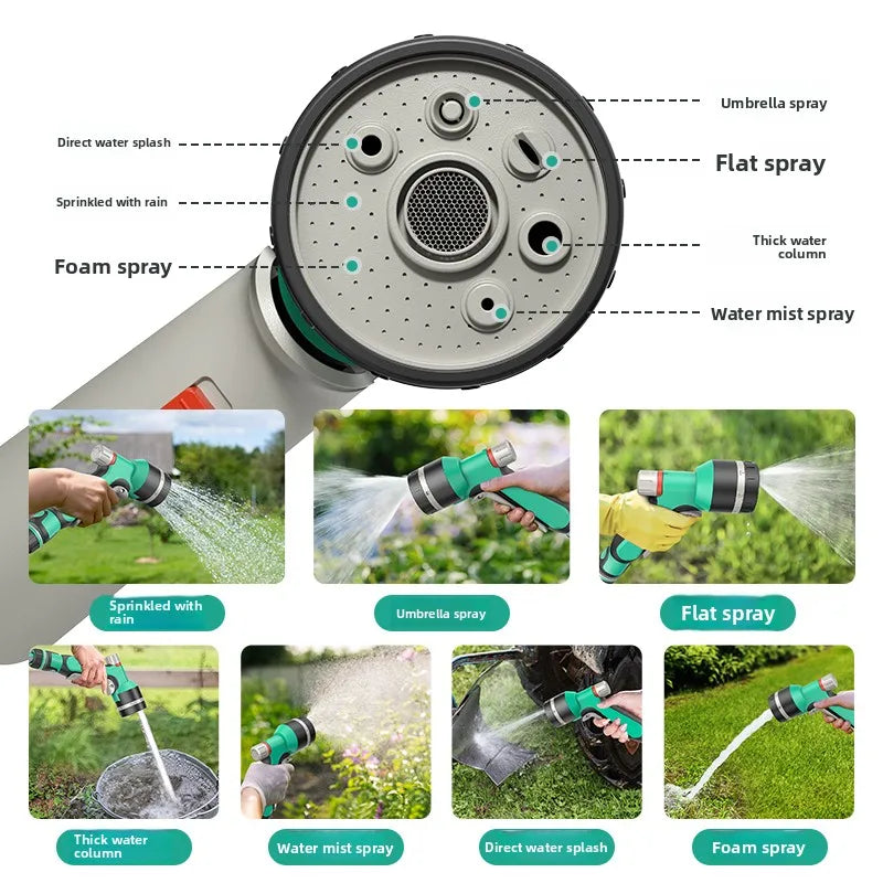 Wall Mounted Portable Water Gun Pressure Resistant Antifreeze Flower Sprayer Car Wash Durable Water Pipe Coiler