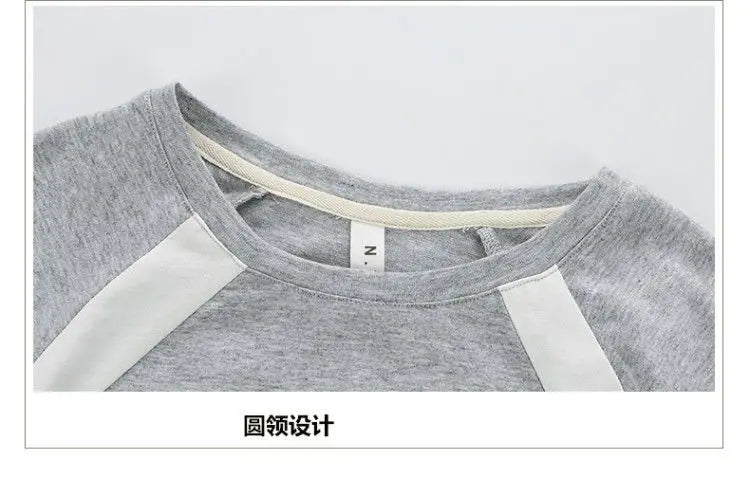 New Children's Cool Loose Fit Sportswear Korean Edition Baby Short Sleeve T-shirt 2 Pieces