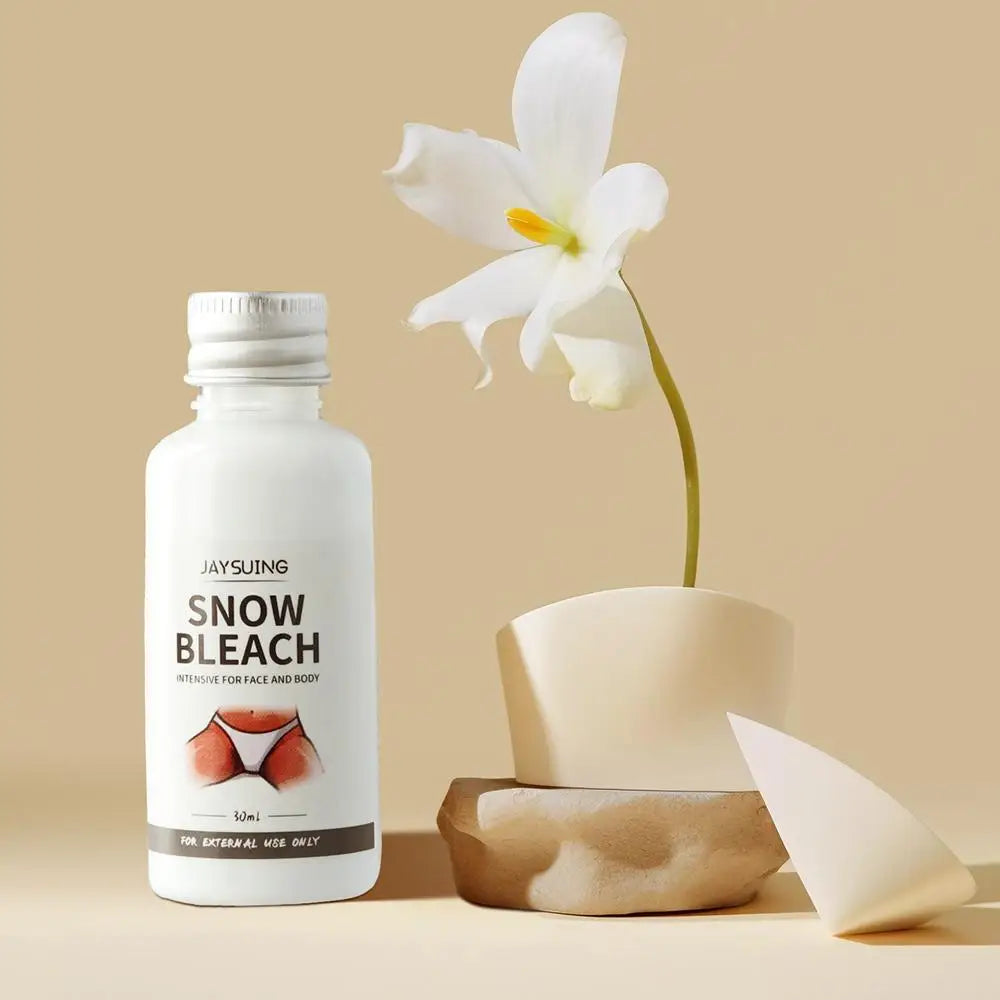 Glowhite Snow Bleach Cream  Hyperpigmentation Lightens Dark Spots Penetrates Skin Layers Brightens Moisturizes Armpit Neck