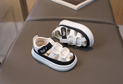 Summer Children Shoes Boys Soft Soles Beach Shoes Girl Baby Closed Toe Anti-kick Kids Sandal Summer Platform Sandals